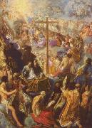Adam Elsheimer The Exaltation of the Cross from the Frankfurt Tabernacle Sweden oil painting reproduction